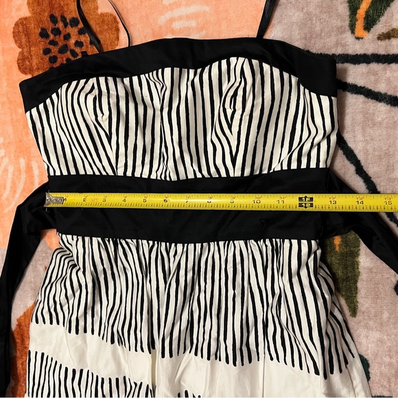 NEW w/ tags like Terani Couture White and Black Dress - Picture 4 of 6